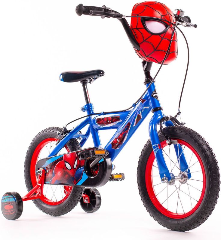 Huffy - Marvel Spiderman Luxury - Kinderfiets - Blauw - 14 inch