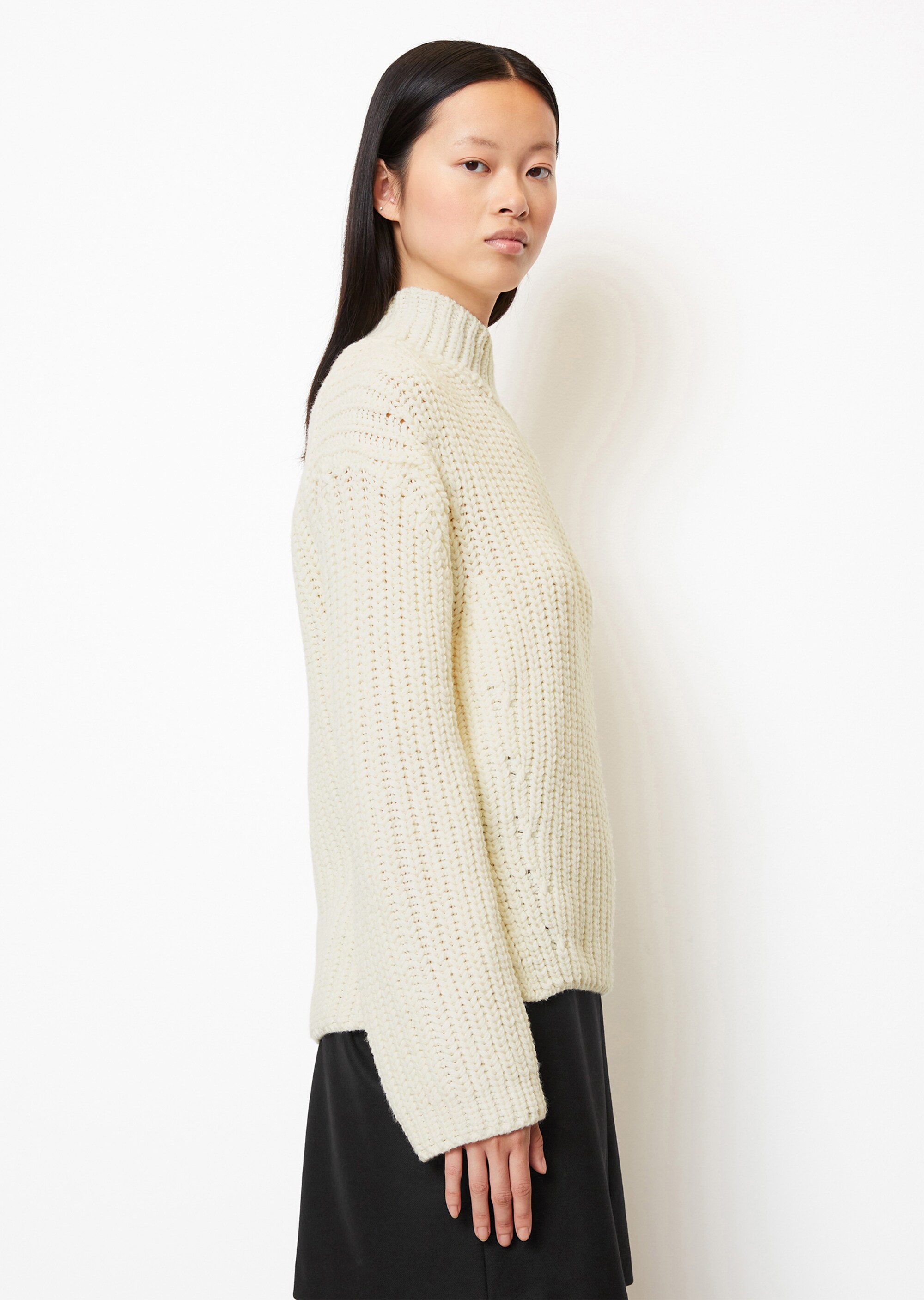 Turtleneck-Pulloveraus softer Schurwolle