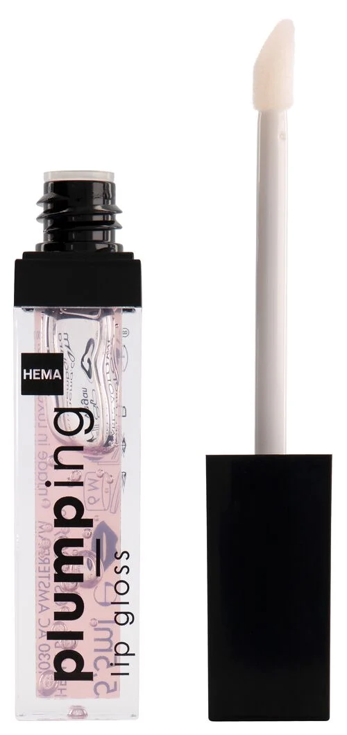 plumping lipgloss transparant