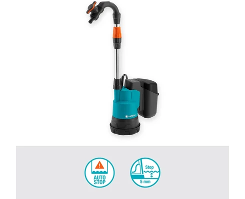 Gardena Pump för regnvattentunna 2000/2 18V P4A Set (2,5Ah batteri   standardladdare