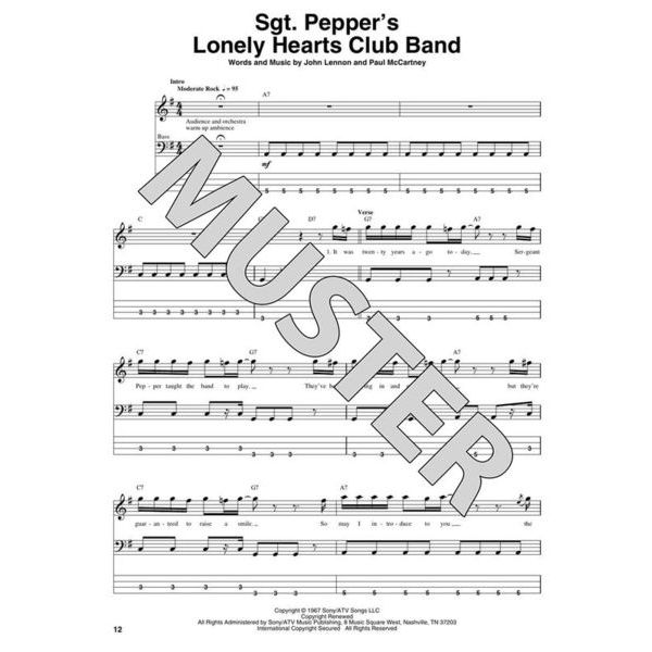 Hal Leonard The Beatles 1967-1970 Bass