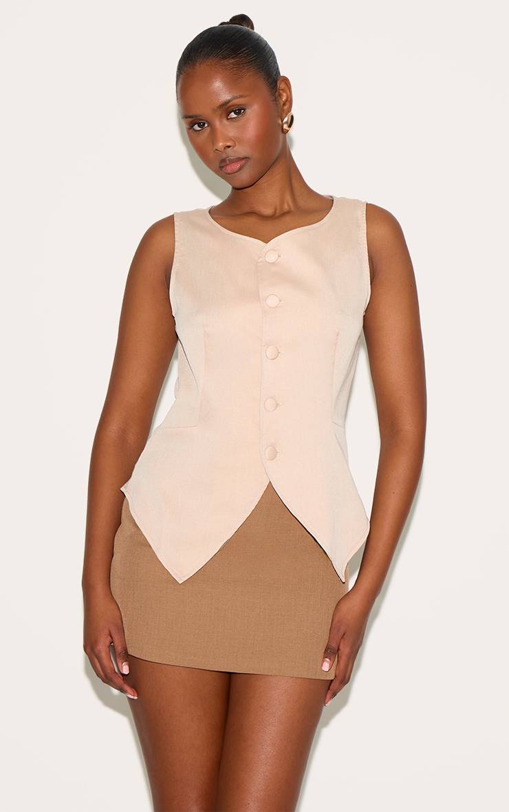 Avoine Gilet Long Sans Manches