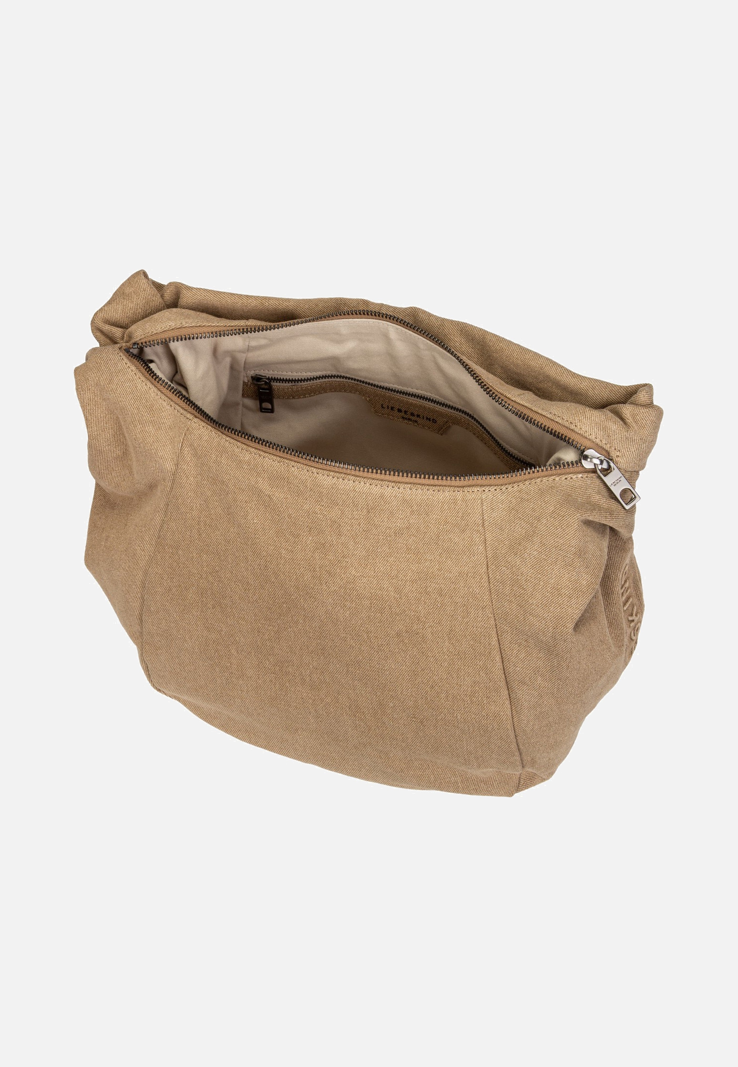 Farrah Hobo M Denim Beige - Hobo Bag