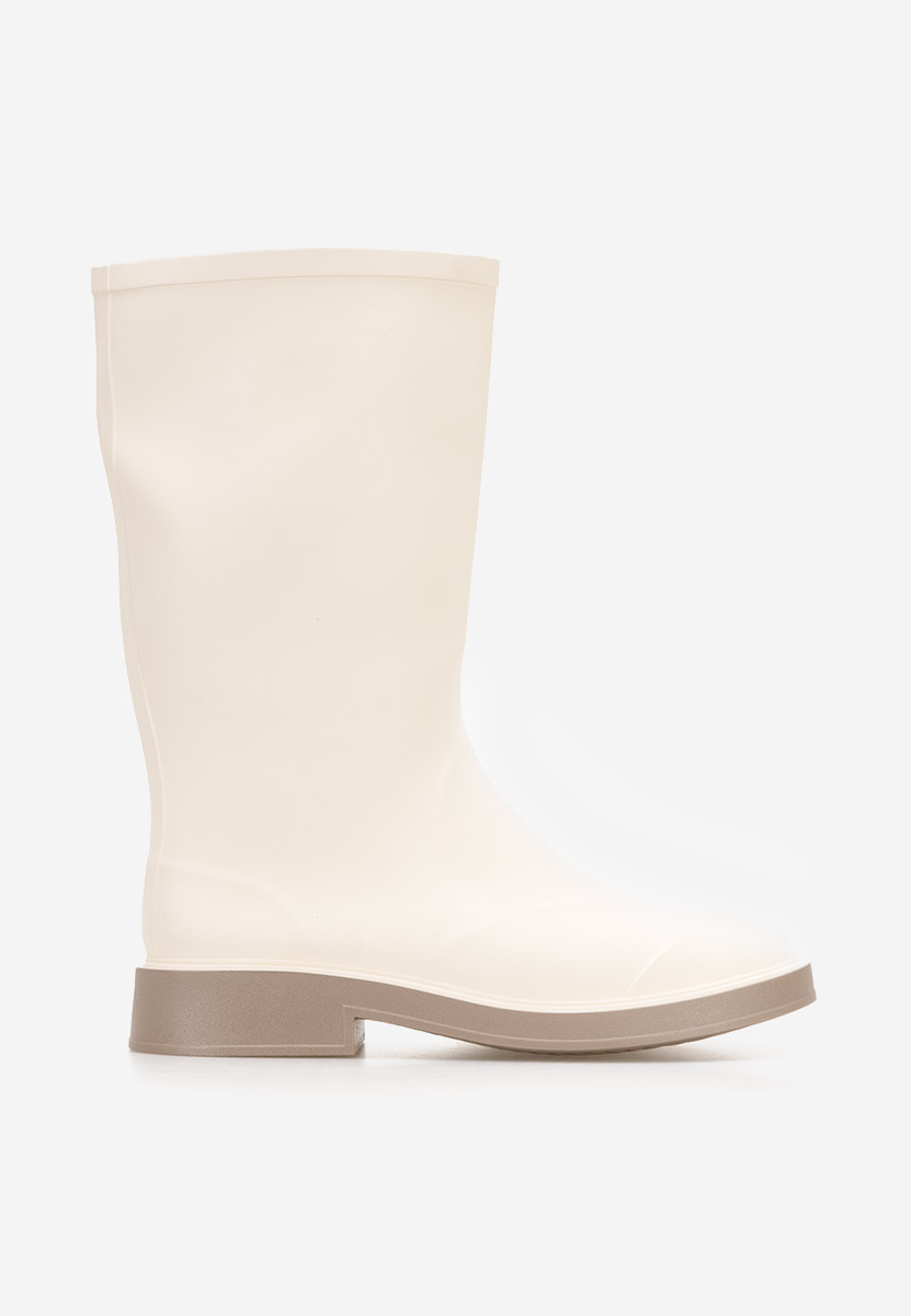 Bottes en caoutchouc blanches Vanera