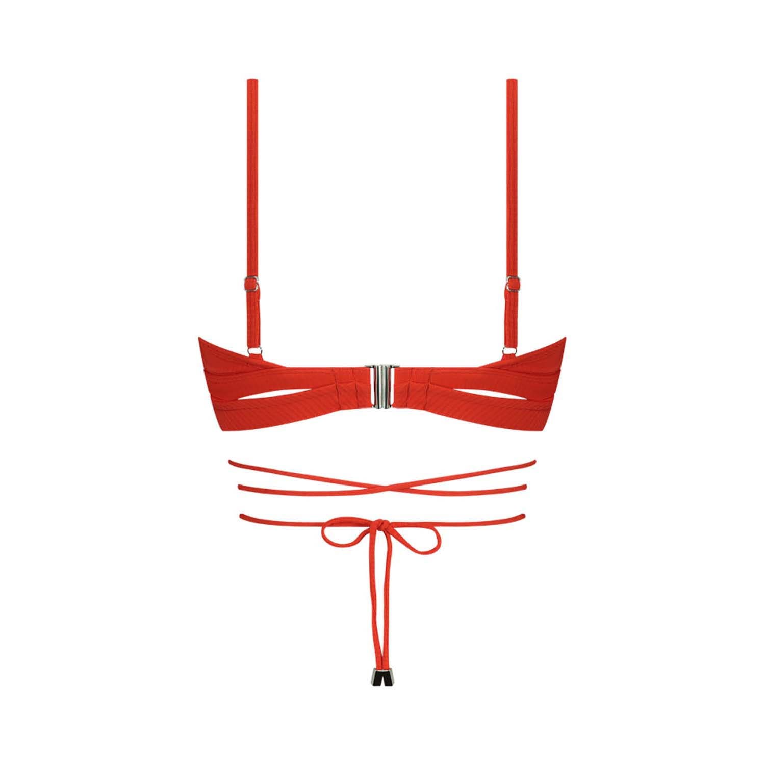 Beachlife  Fiery Red Padded Top