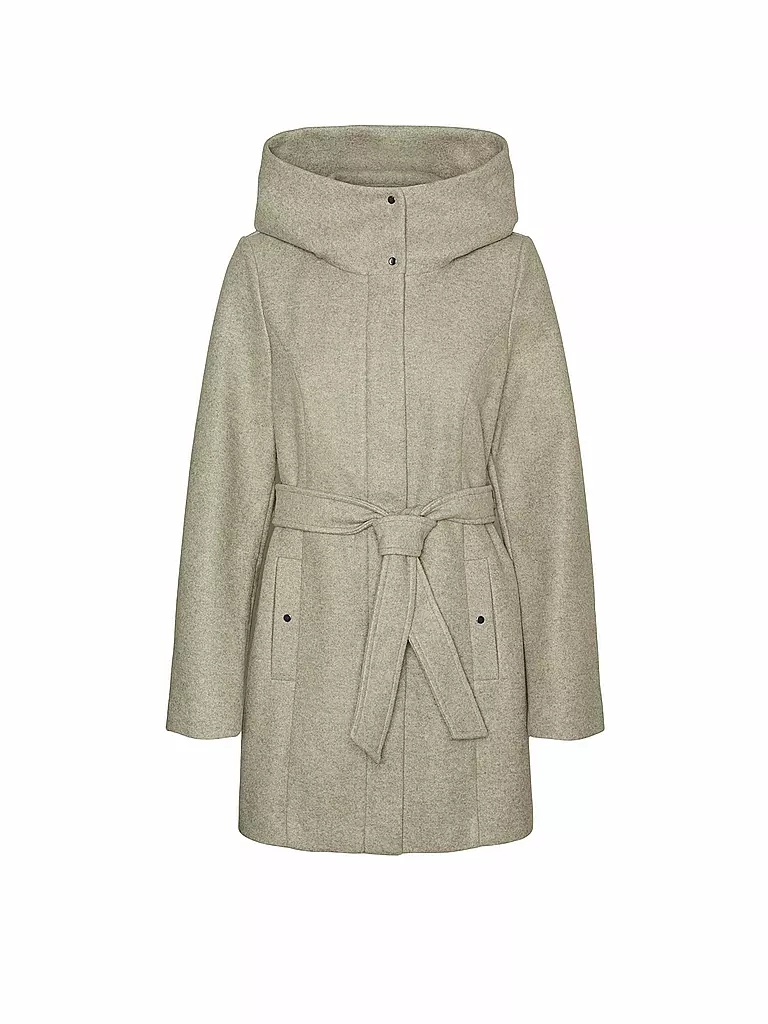 VERO MODA Wollmantel VMPOPLIVA  beige