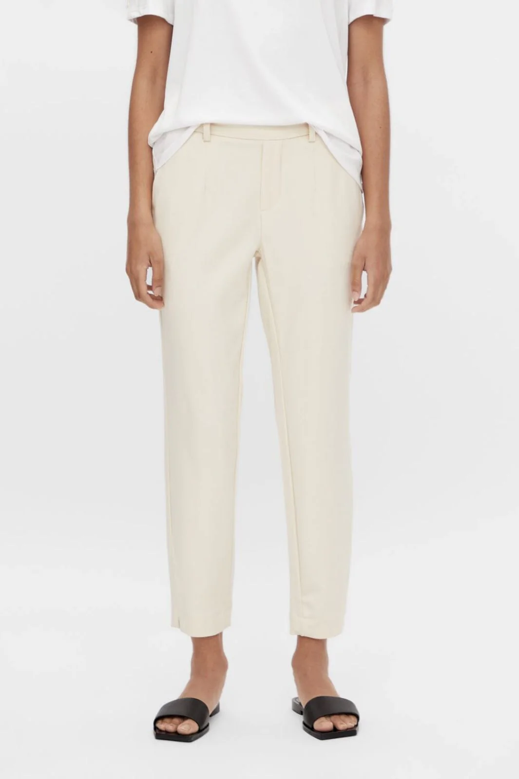Object Objlisa Slim Pant 183539 sandshell