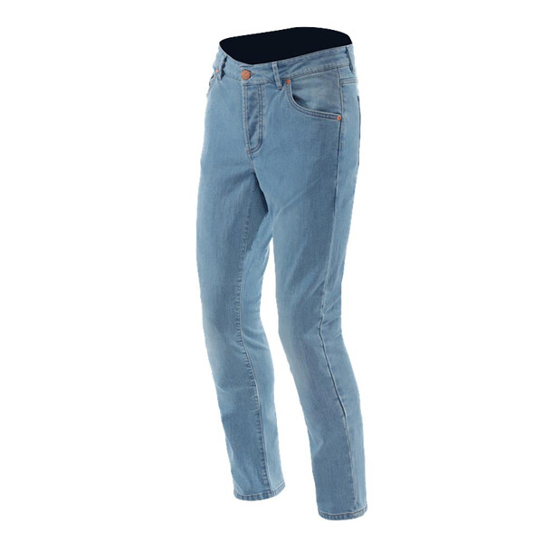 Dainese - Jean 5-Pocket Denim Slim Short - court Bleu Clair