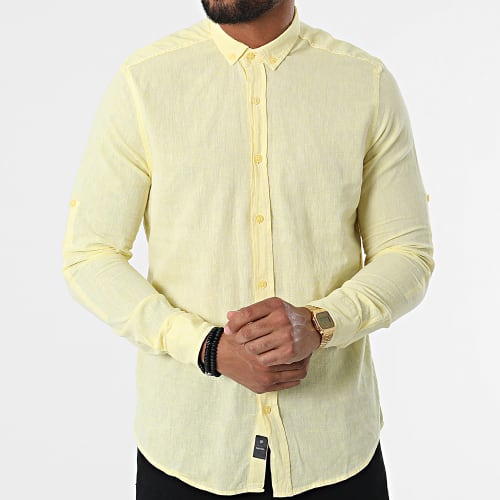 Chemise Manches Longues JCH-801 Jaune