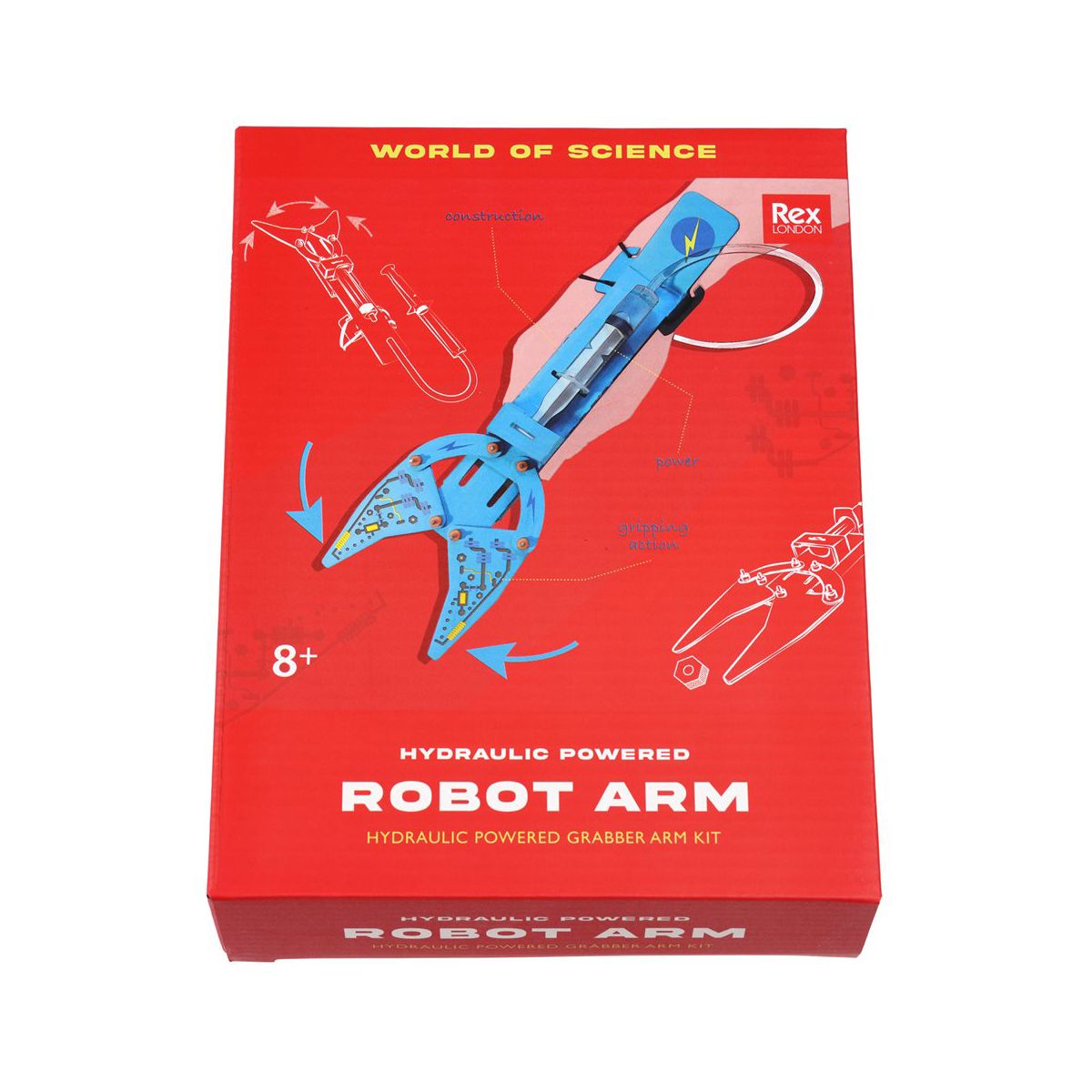 Jeu de construction bras de robot hydraulique Rex London