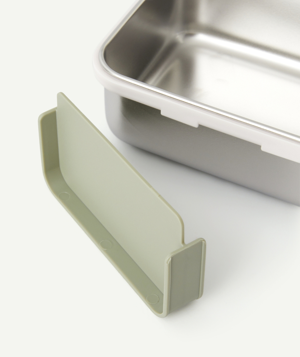 LASSIGBOÎTE À GOÛTER EN INOX OLIVE
