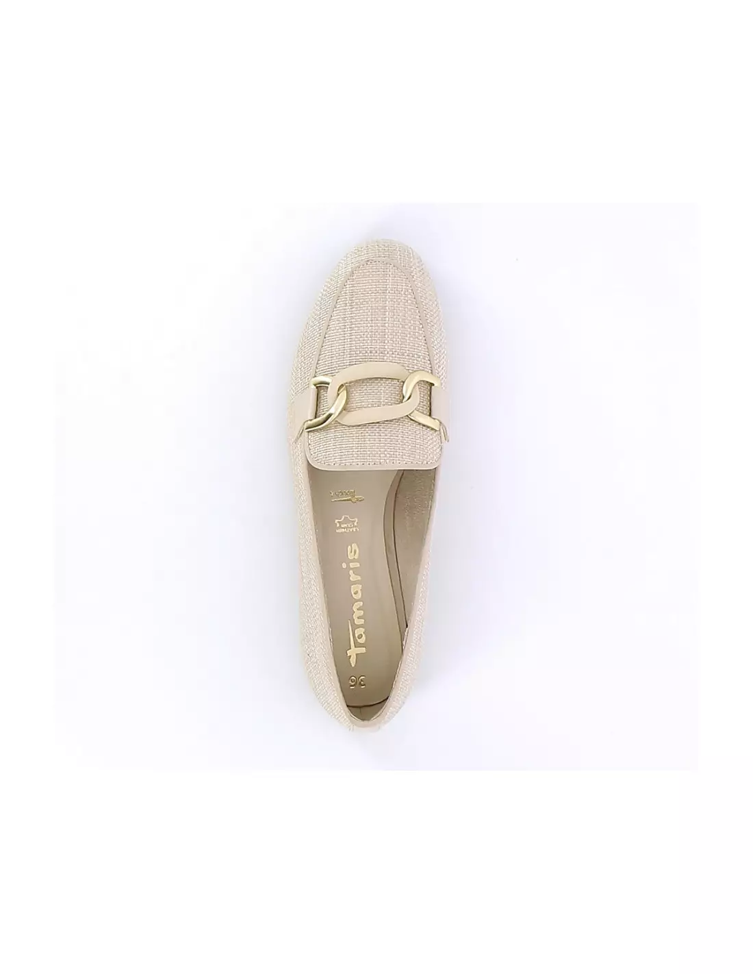 TAMARIS 24209 - Mocassins & bateaux Ivorywoven
