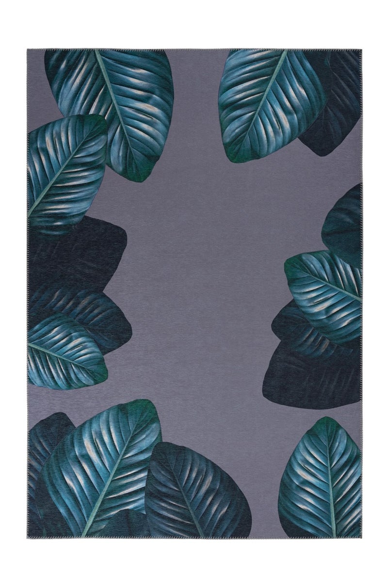 Platgeweven vloerkleed Tendria Groen Modern 80 x 150 cm