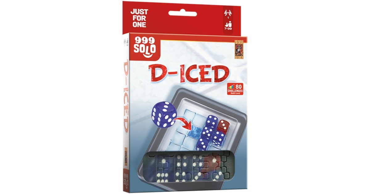 999 GamesD-Iced Denkspel  (Nederlands, 1 speler, Vanaf 7 jaar, 80 opdrachten)
