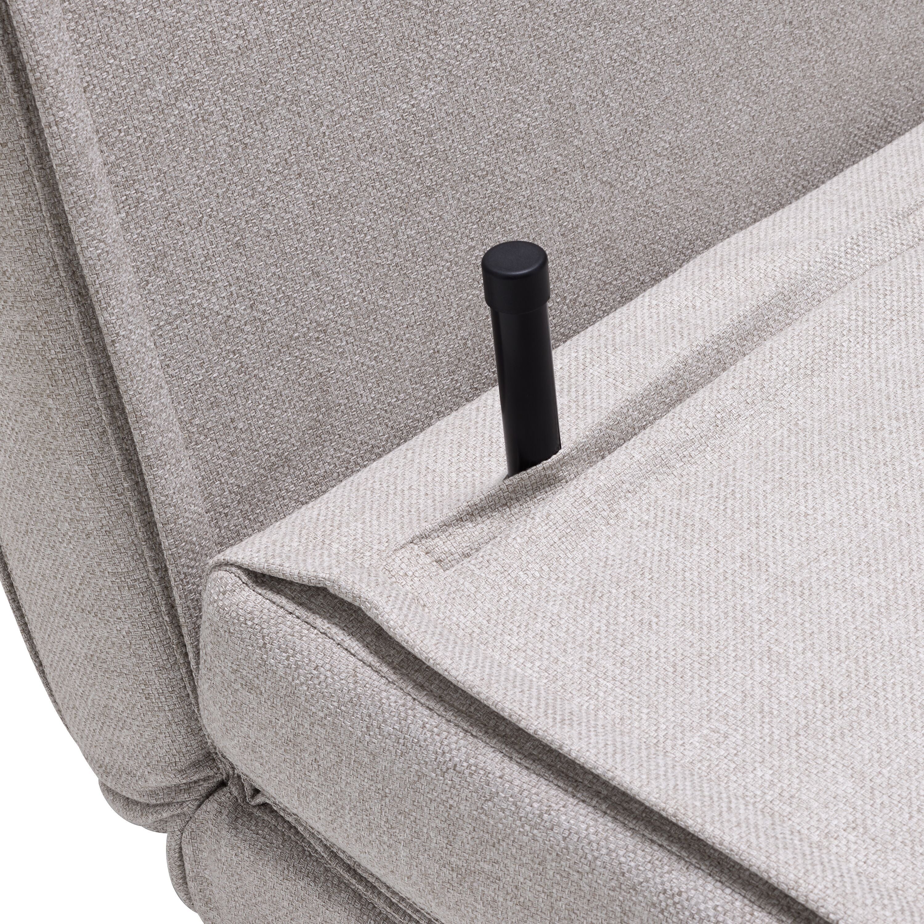 BERND II Bettsofa - Hellgrau / B: 100.0 cm x T: 91.0 cm x H: 82.0 cm