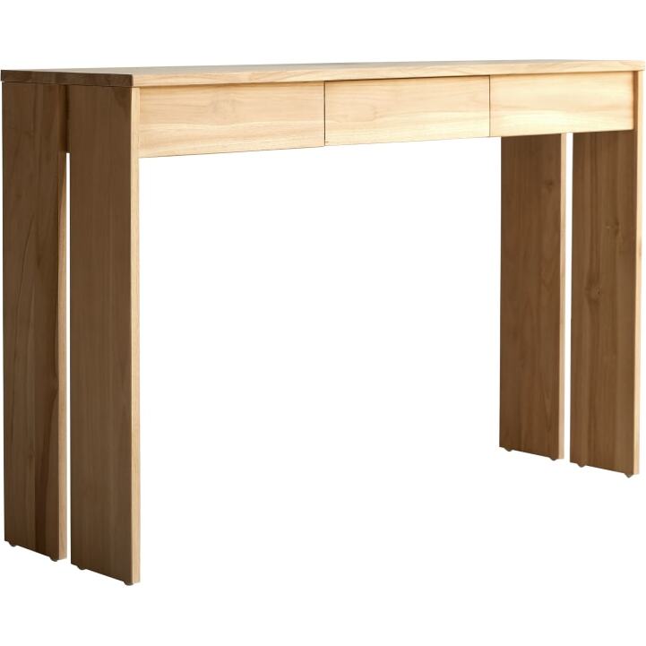Console  Edene en teck massif