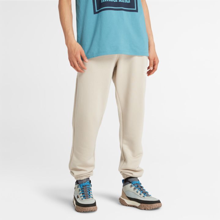 Calça de moletom unissex com o logotipo da Rebibra na cor cinza.