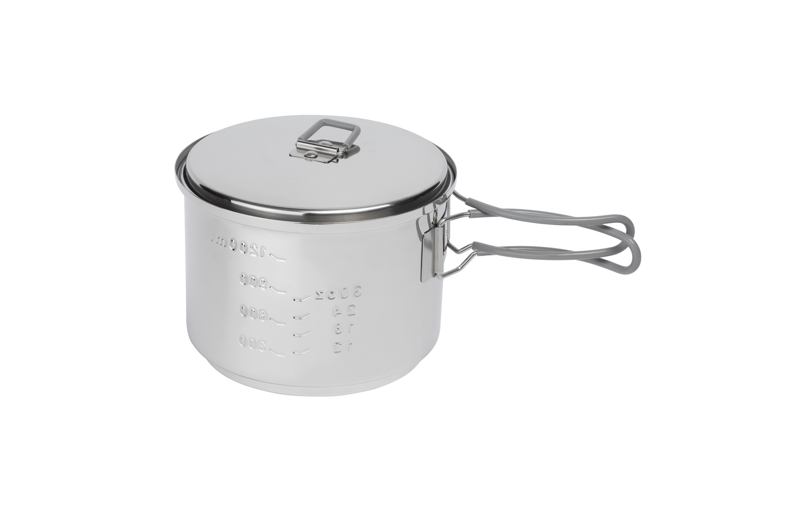 Esbit Spiritus-Kochset, 1500 ml, Edelstahl