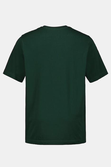 T-Shirt, Basic, Rundhals, gekämmte Baumwolle, bis 8XL