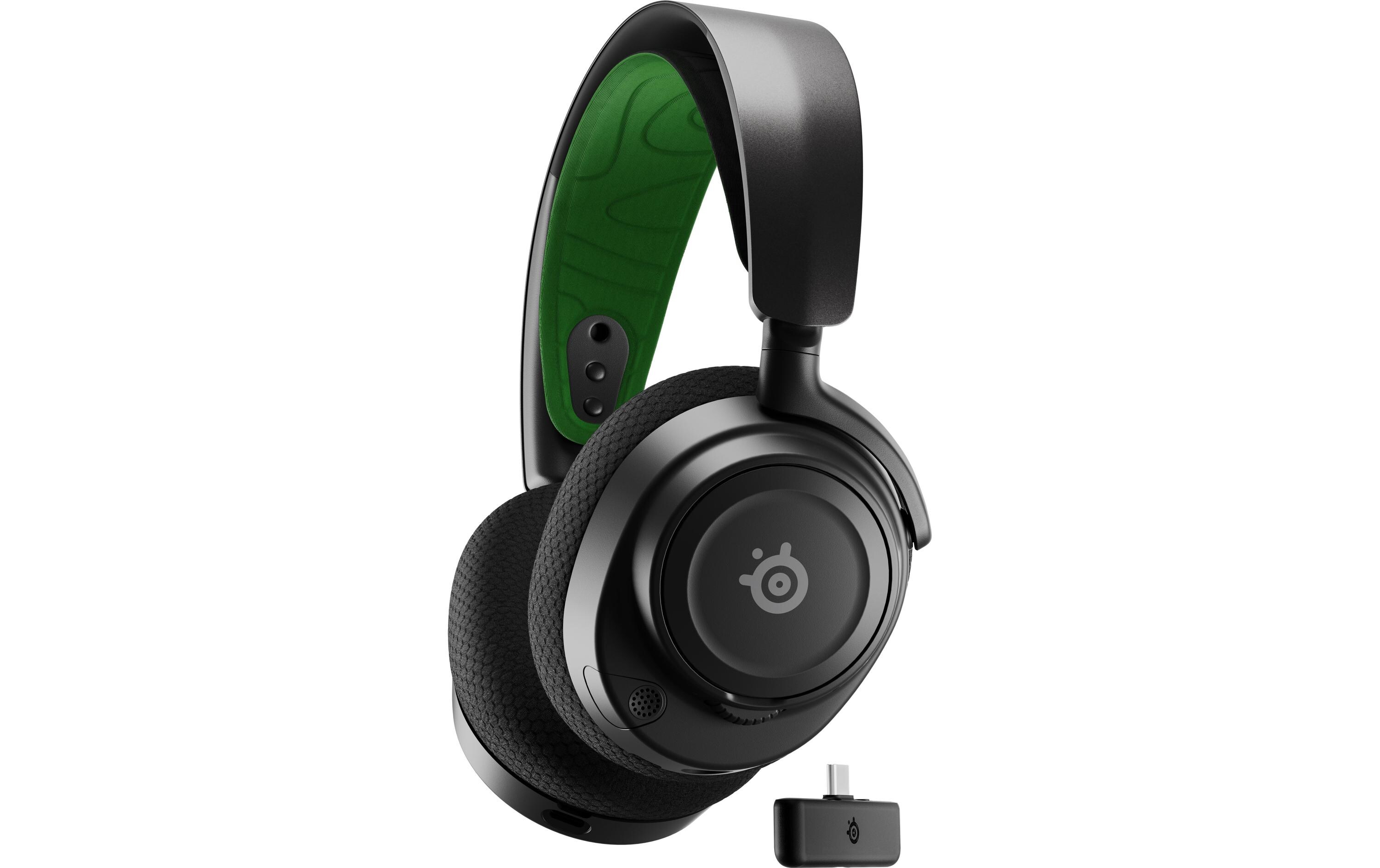Headset Arctis Nova 7X Grün/Schwarz<br>Kabelloses Gaming-Headset mit Surround-Sound