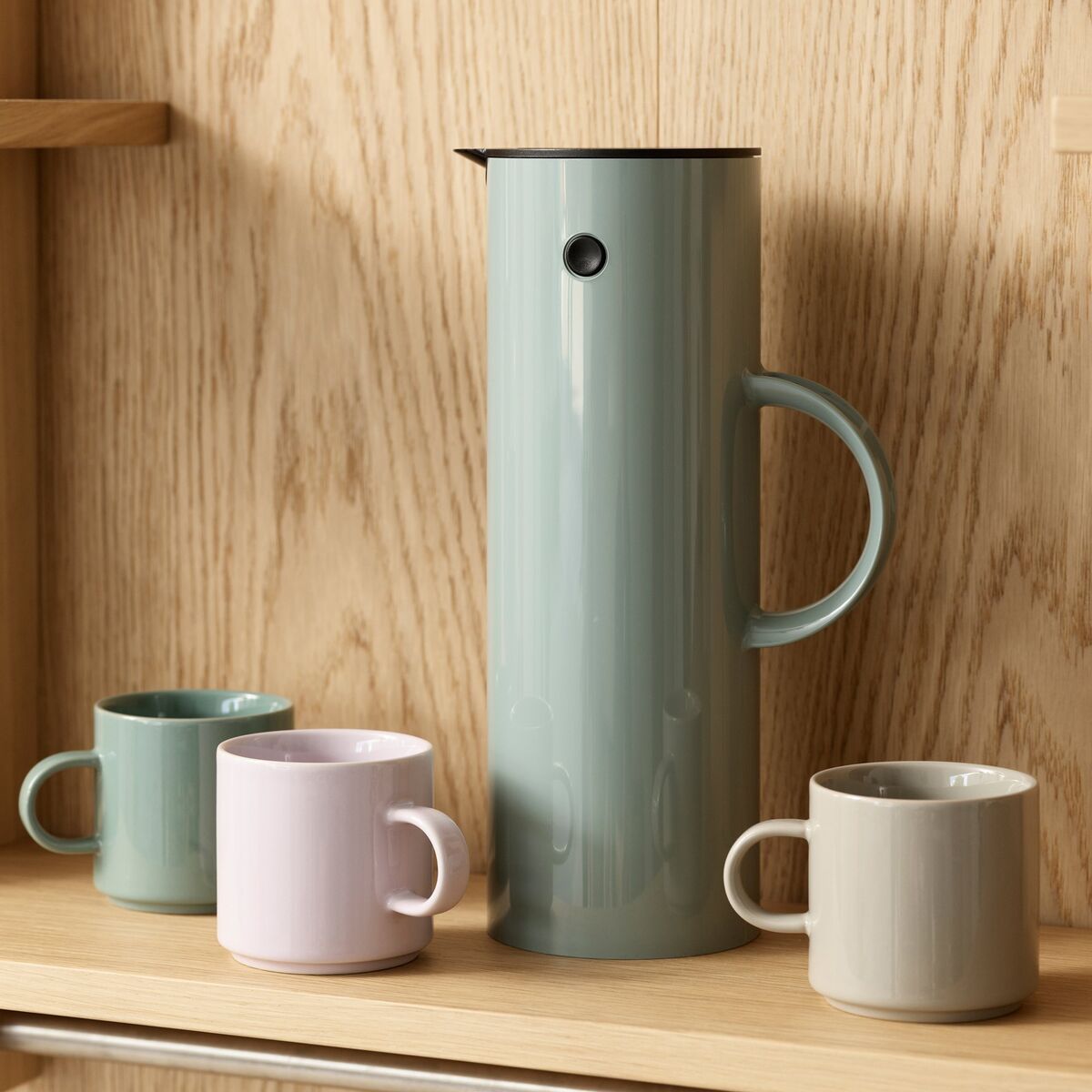 Stelton krus 2-pakning, light grey
