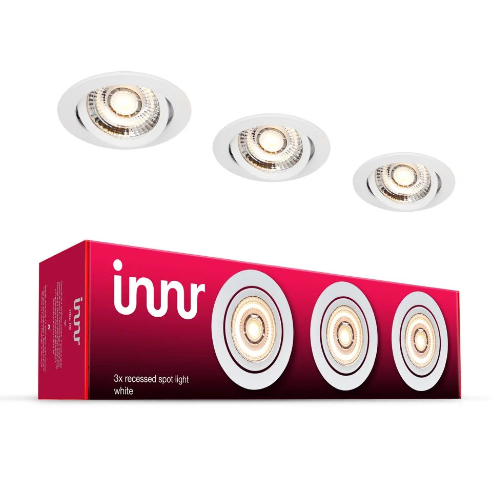 Innr - Recessed Spot Light White - 3 Pack - Zigbee