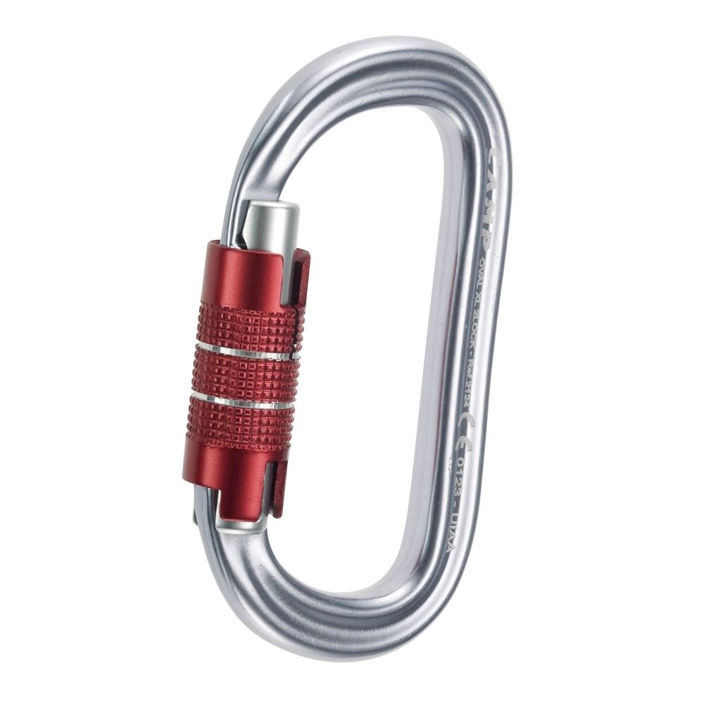 Camp OVAL 2 LOCK - Mousqueton gris