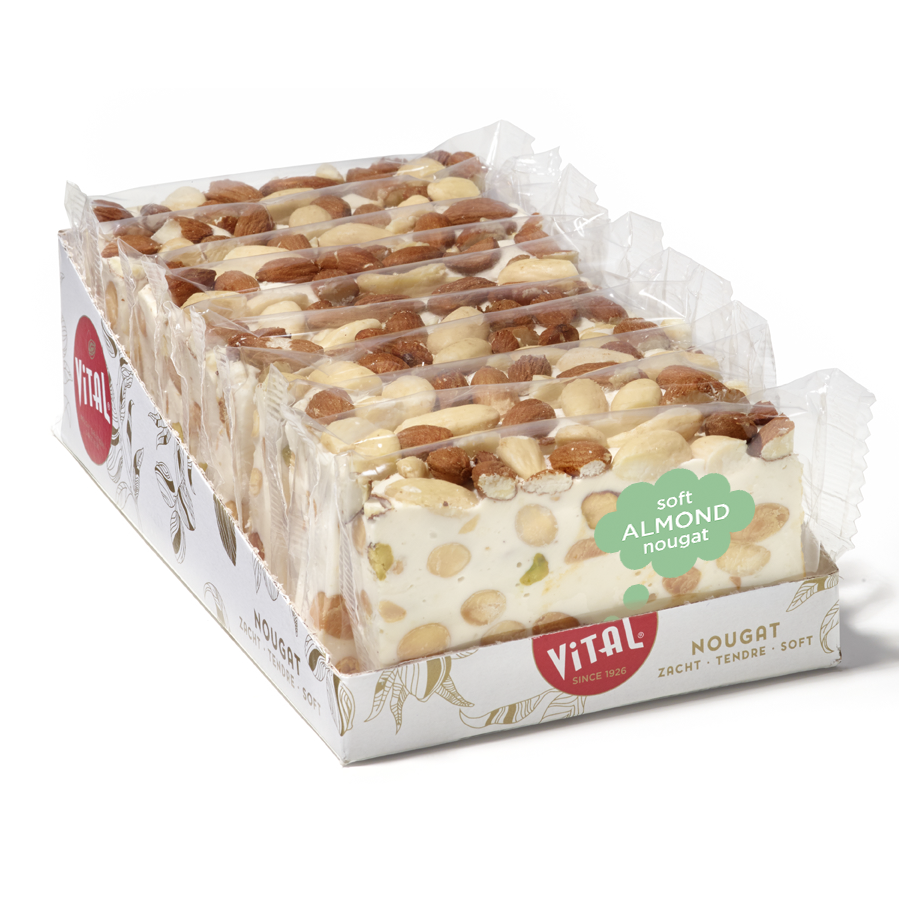 Vital Nougat slice amandel 100 gram
