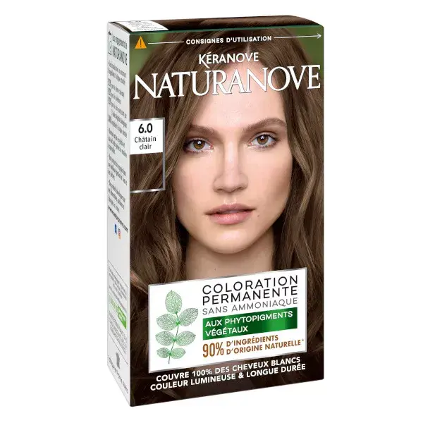 Kéranove Naturanove Coloração para Cabelo nº 6 Castanho Claro
