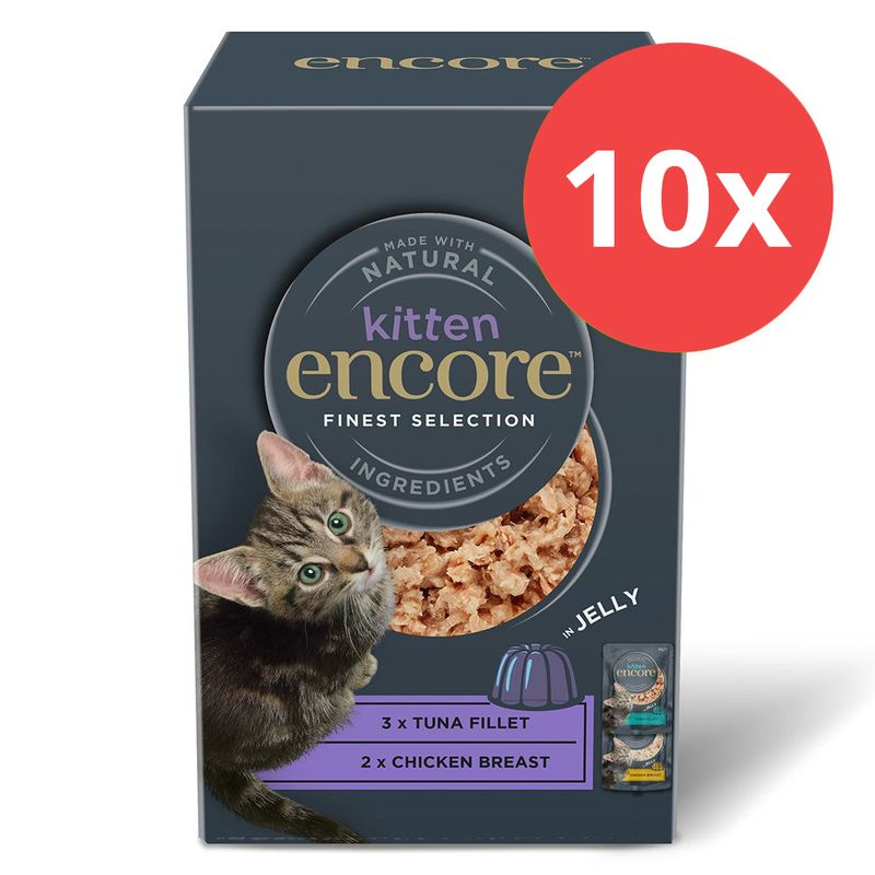 Lot Encore Kitten en gelée 10 x 50 g