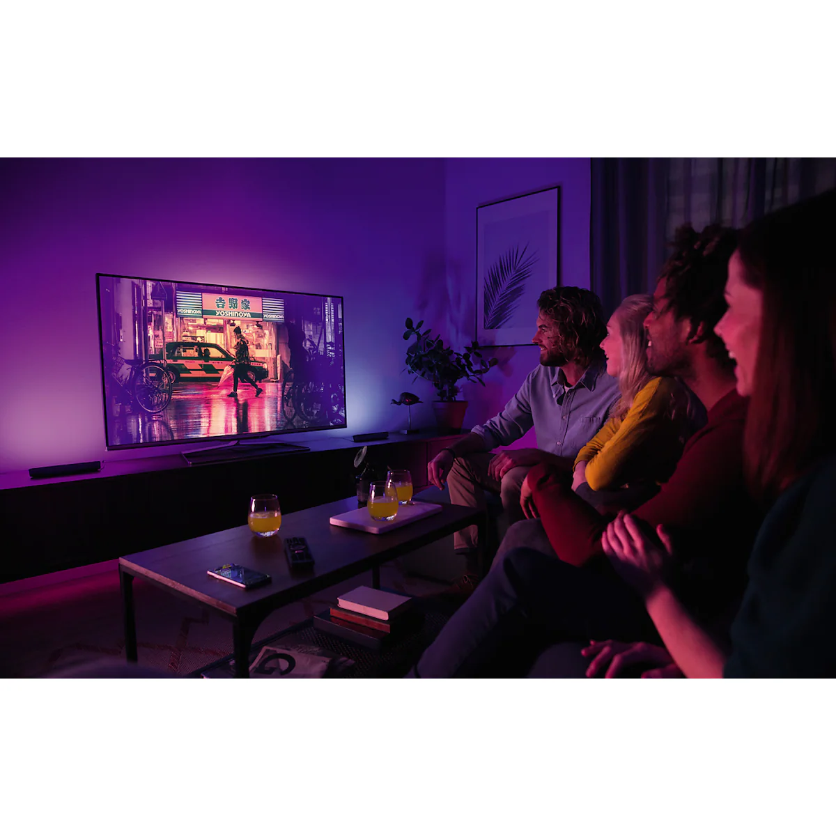Philips Hue Play utvidelsespakke til lysbar (sort)