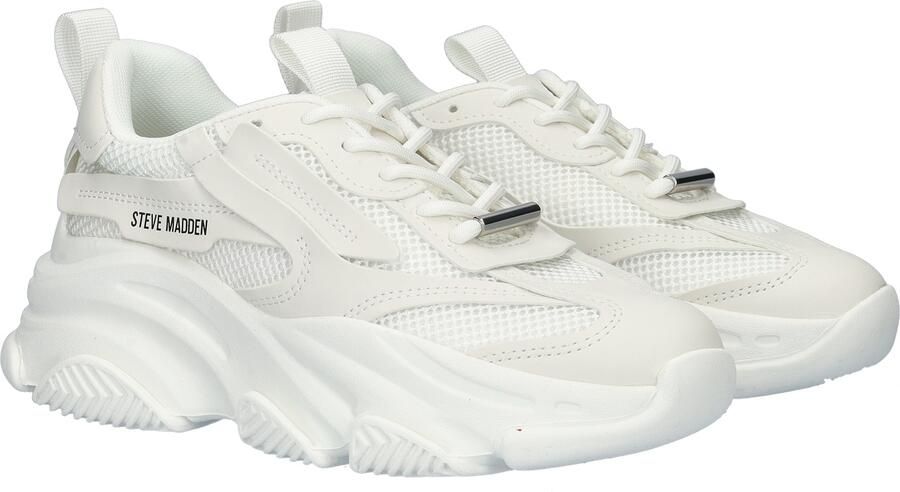 STEVE MADDEN Possession-E white Wit Kunststof Lage sneakers Dames