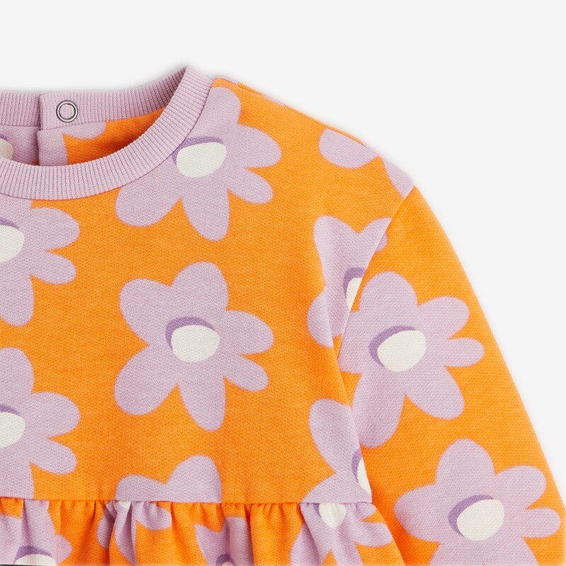 Robe tubique fleurie bébé fille rose corail Catimini Rose