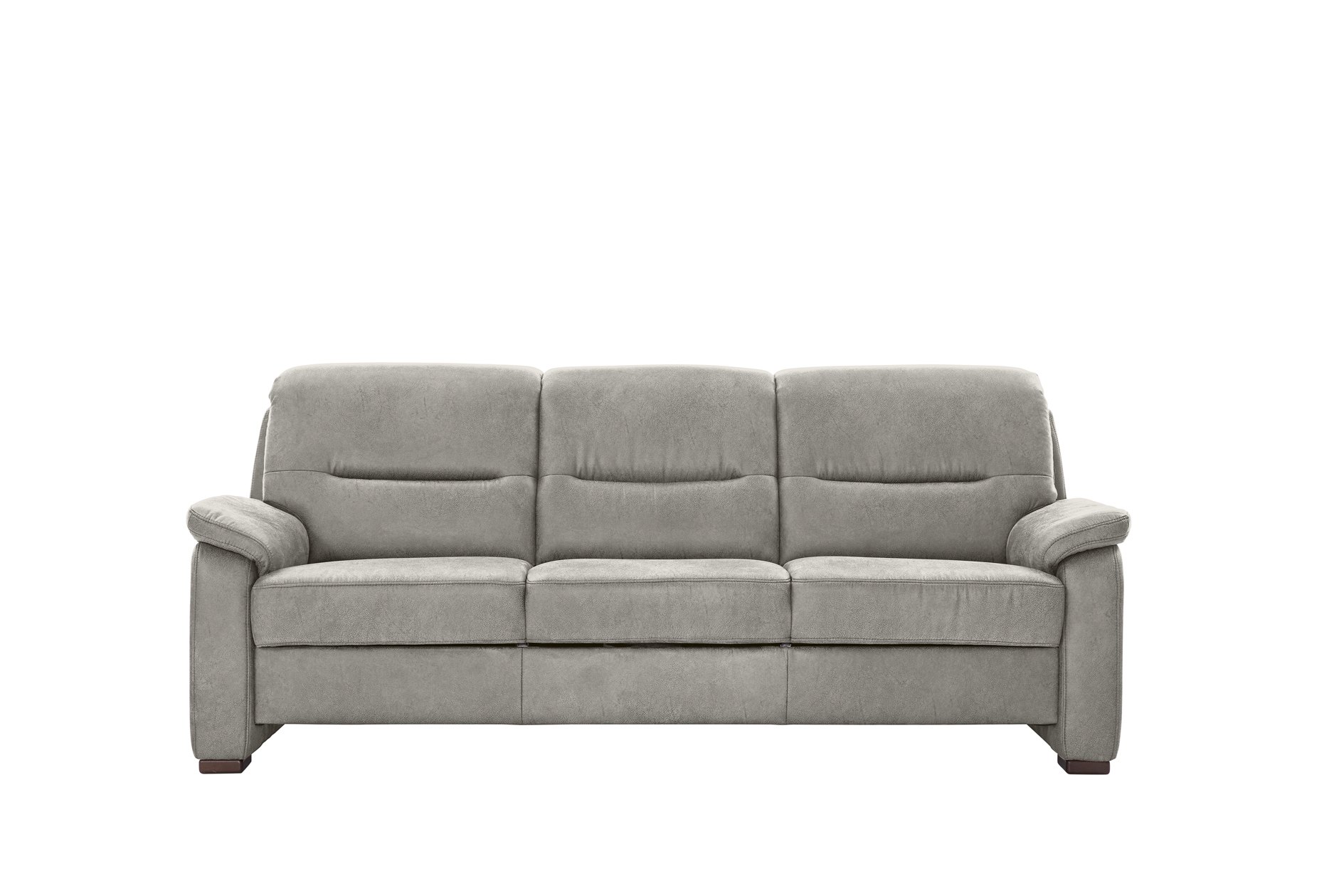 polsterpower 3-Sitzer-Sofa - Saddle alu - Basismodell