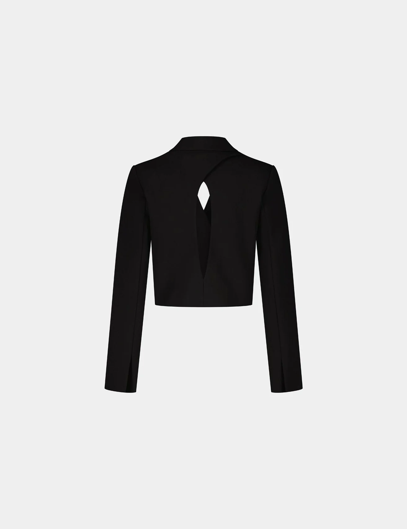 Veste blazer courte noire