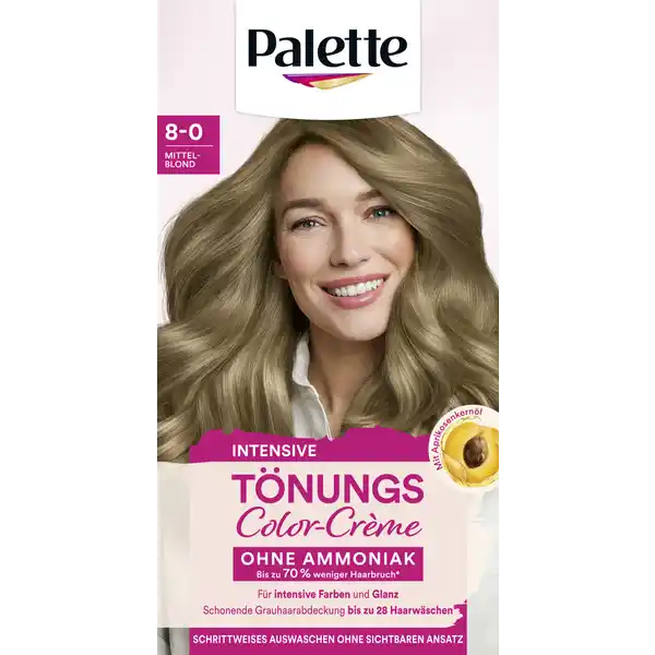 Intensive Tönungs Color-Crème 8-0 Mittelblond