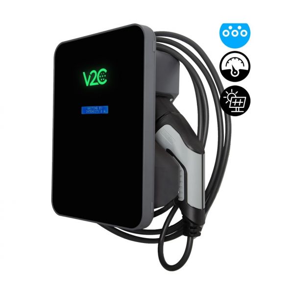 V2C Carregador Carro Wallbox Monofásica 32A-7,4kw WiFi