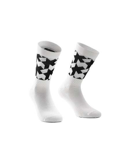 Assos Monogram Evo Cykelstrømper Hvid