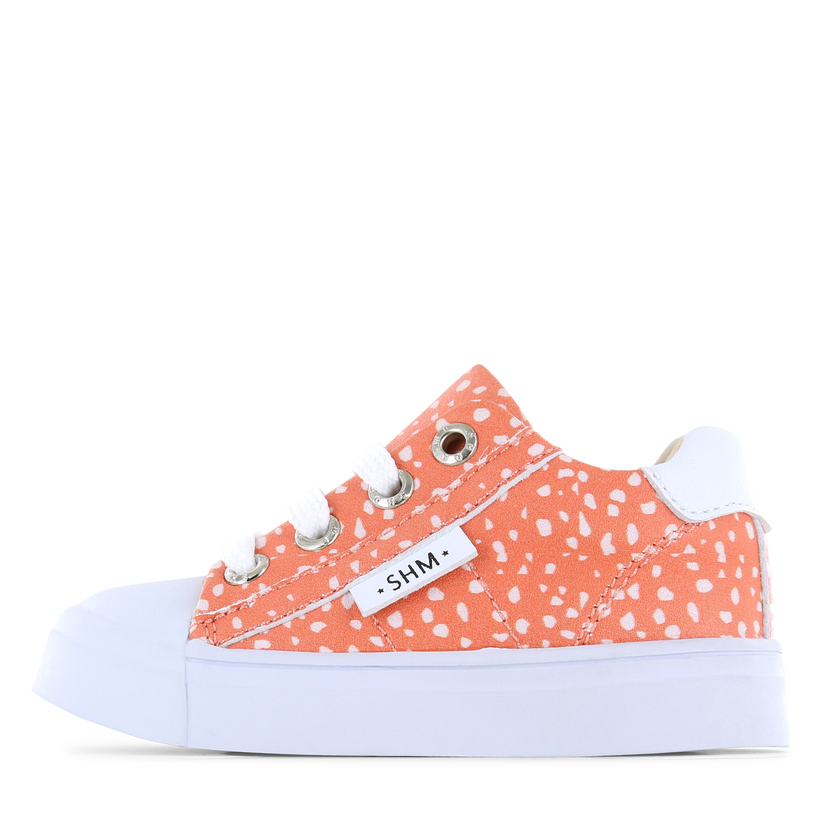 Shoesme peach sneaker met ritssluiting Microfiber leer | Meisjes schoenen