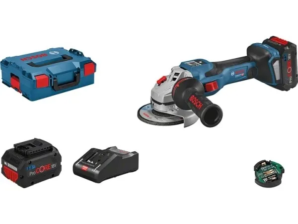 Bosch AKKUVINKELSLIBER GWS18V-15 125MM 2X8A LB