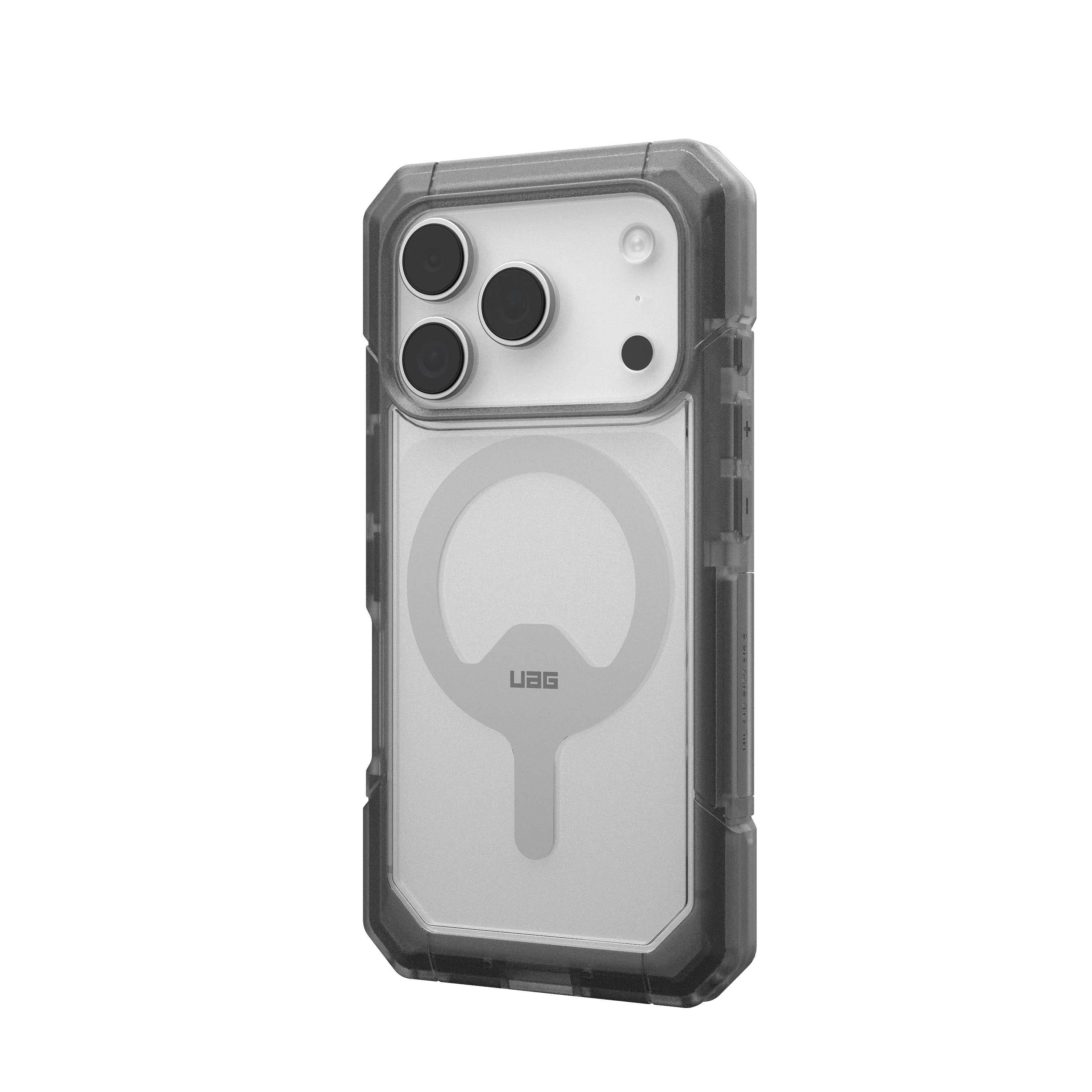 iPhone 17 Pro MagSafe Schutzhülle Trooper (114521114G31) - Ash (Transparent / Schwarz)