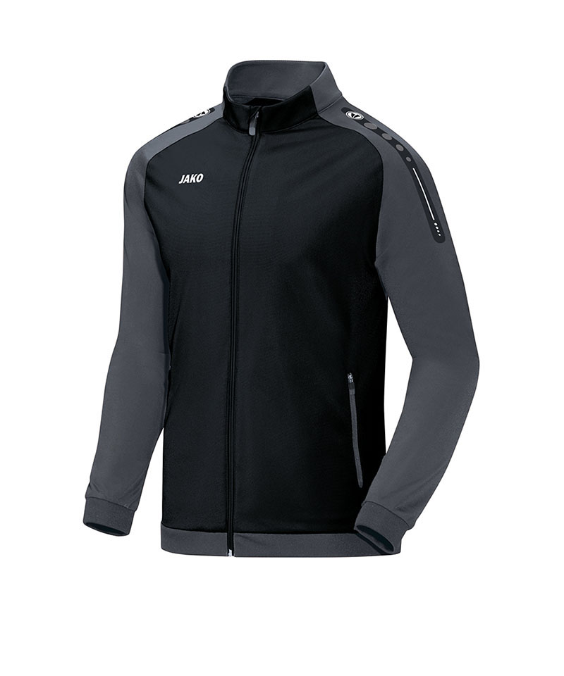JAKO Champ Polyesterjacke Kids Schwarz Grau F21