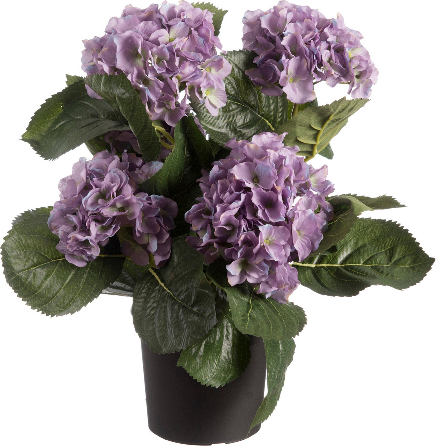 Louis Maes kunstplant Hortensia paars D 24 H 44 cm