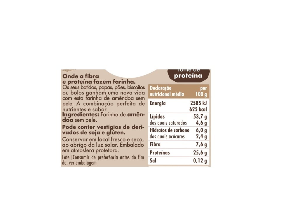FARINHA SALUTEM AMÊNDOA 200G