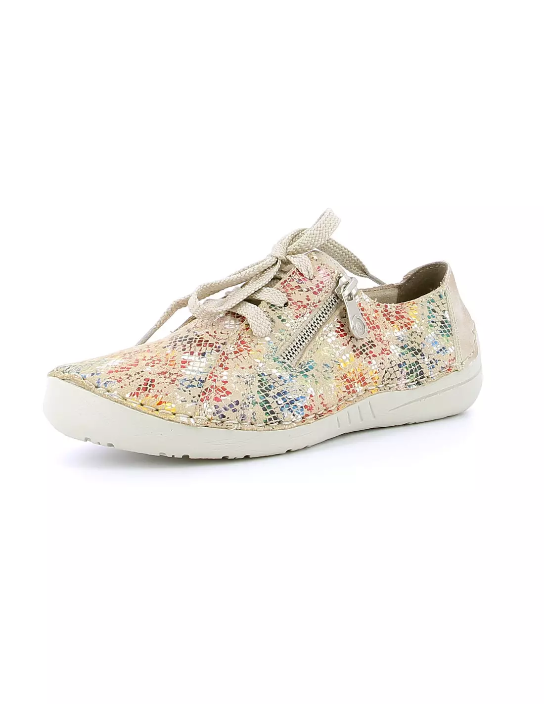 RIEKER 52511 - Baskets BEIGE-MULTI