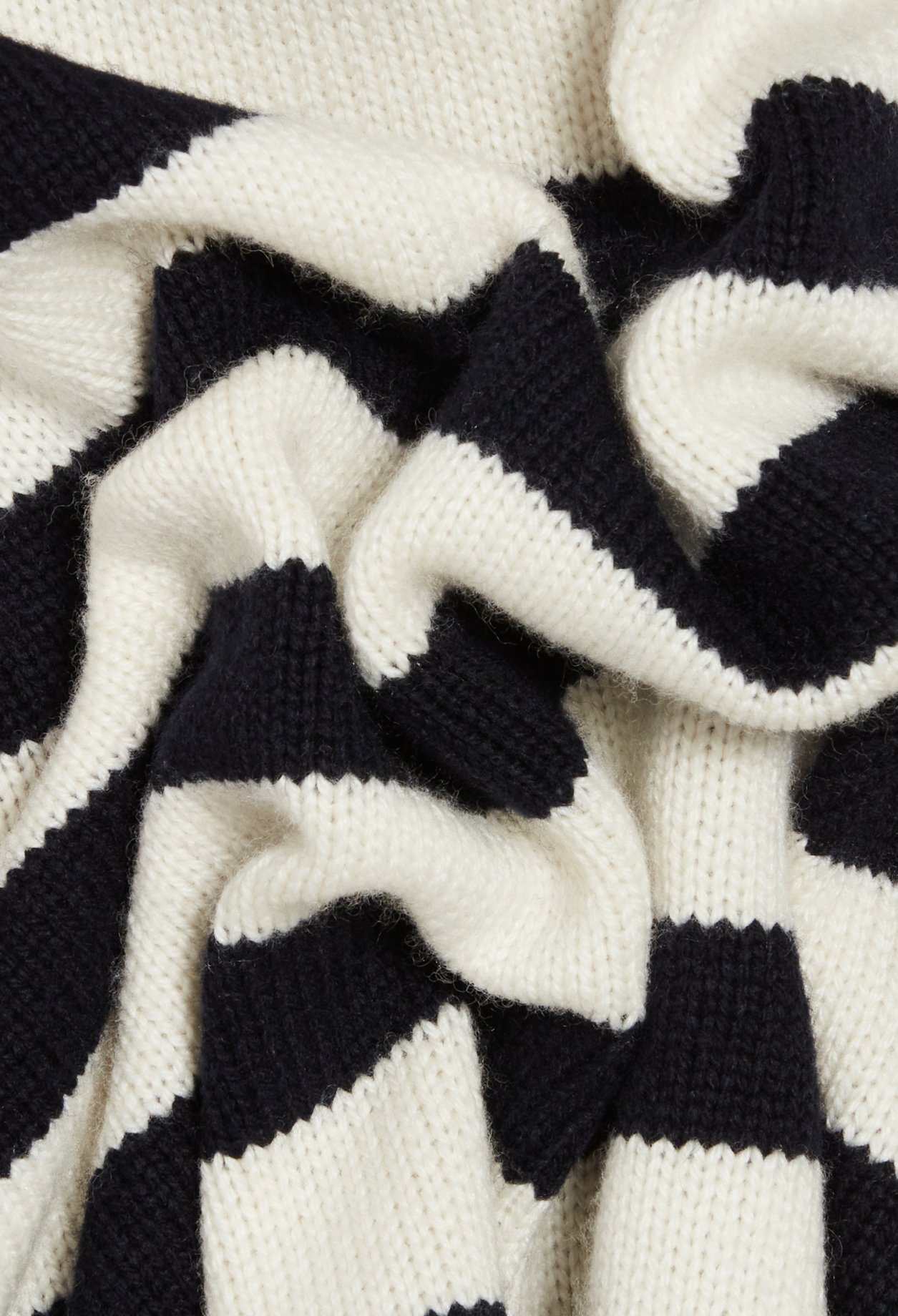Pull ample rayures bicolores