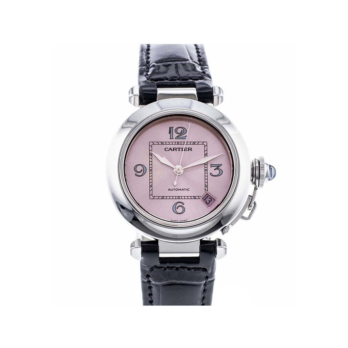 Montre d'occasion Cartier Pasha femme automatique acier