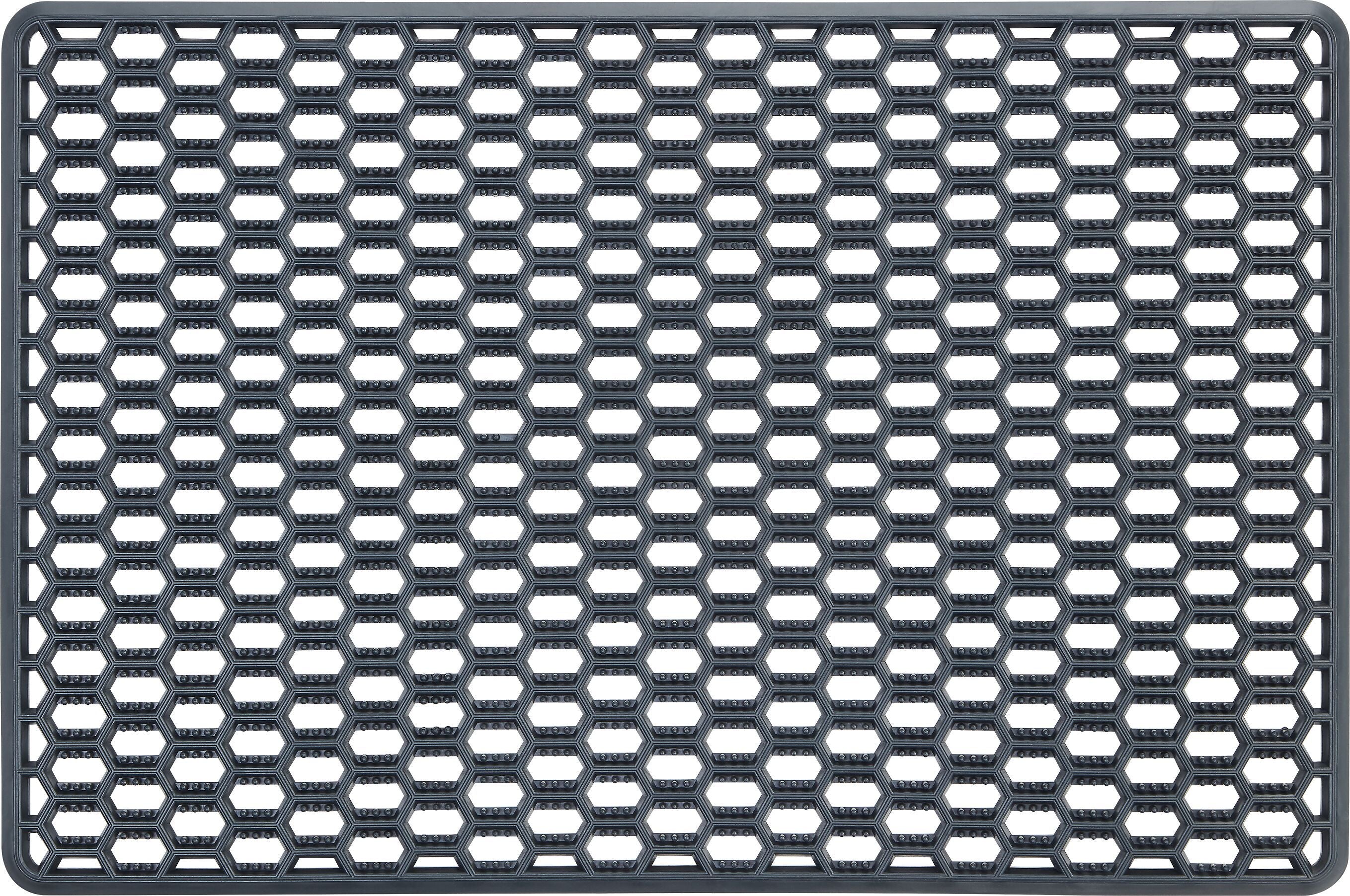 ALEJO Fussmatte - schwarz / B: 41.0 cm x T: 62.0 cm