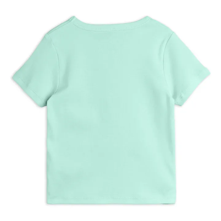 Mini Rodini T-Shirt Coton Bio Ecureuil | Bleu ciel