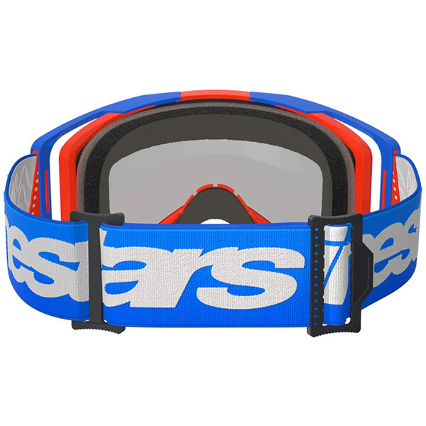 Alpinestars - Masque Vision 8 Wordmark Mirror Bleu / Blanc / Rouge
